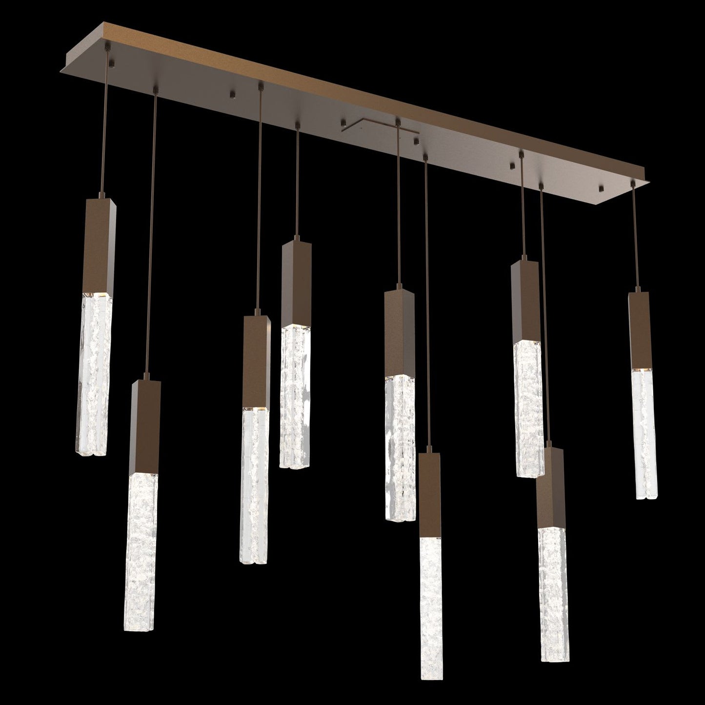Axis 9 Light 62" Wide LED Multi Light Pendant