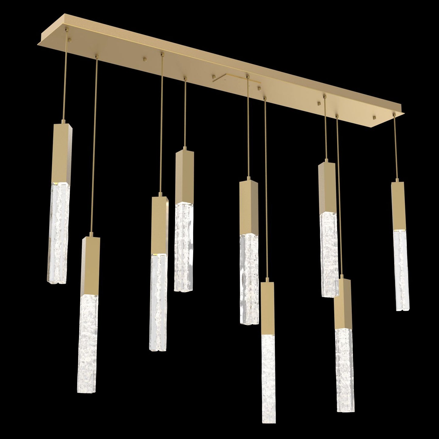 Axis 9 Light 62" Wide LED Multi Light Pendant