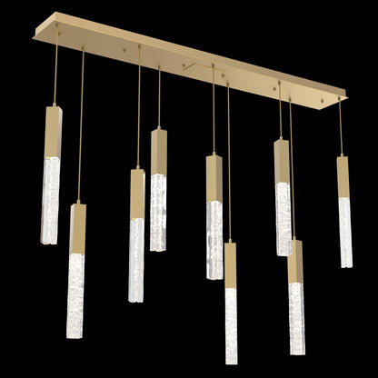 Axis 9 Light 62" Wide LED Multi Light Pendant