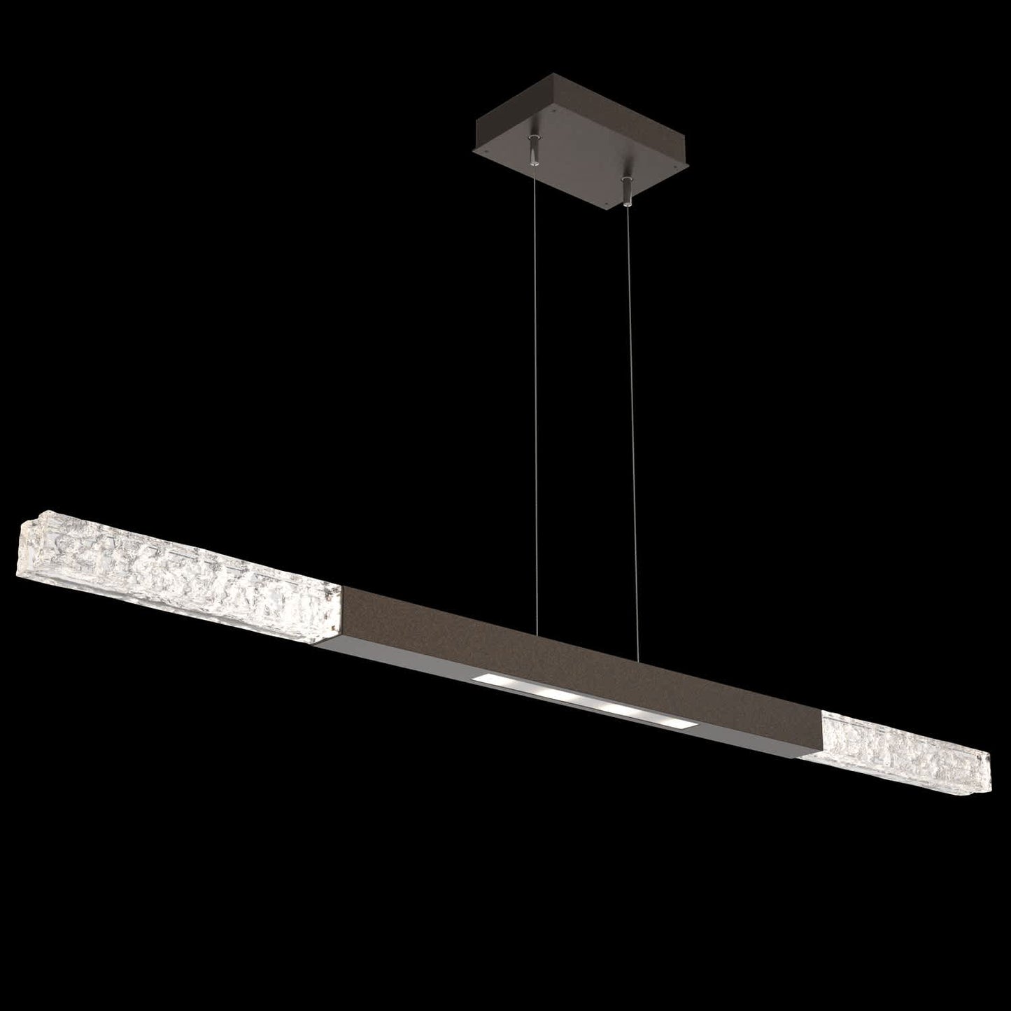 Axis 6 Light 49" Wide LED Linear Chandelier - 2700K