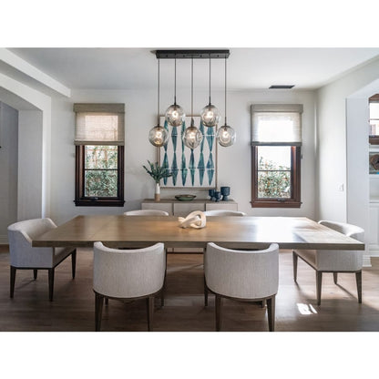 Hammerton Studio Aster 42" Wide LED Crystal Linear Pendant