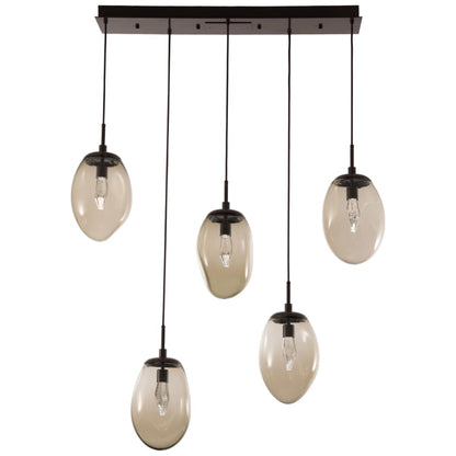 Hammerton Studio Meteo 42" Wide LED Crystal Linear Pendant