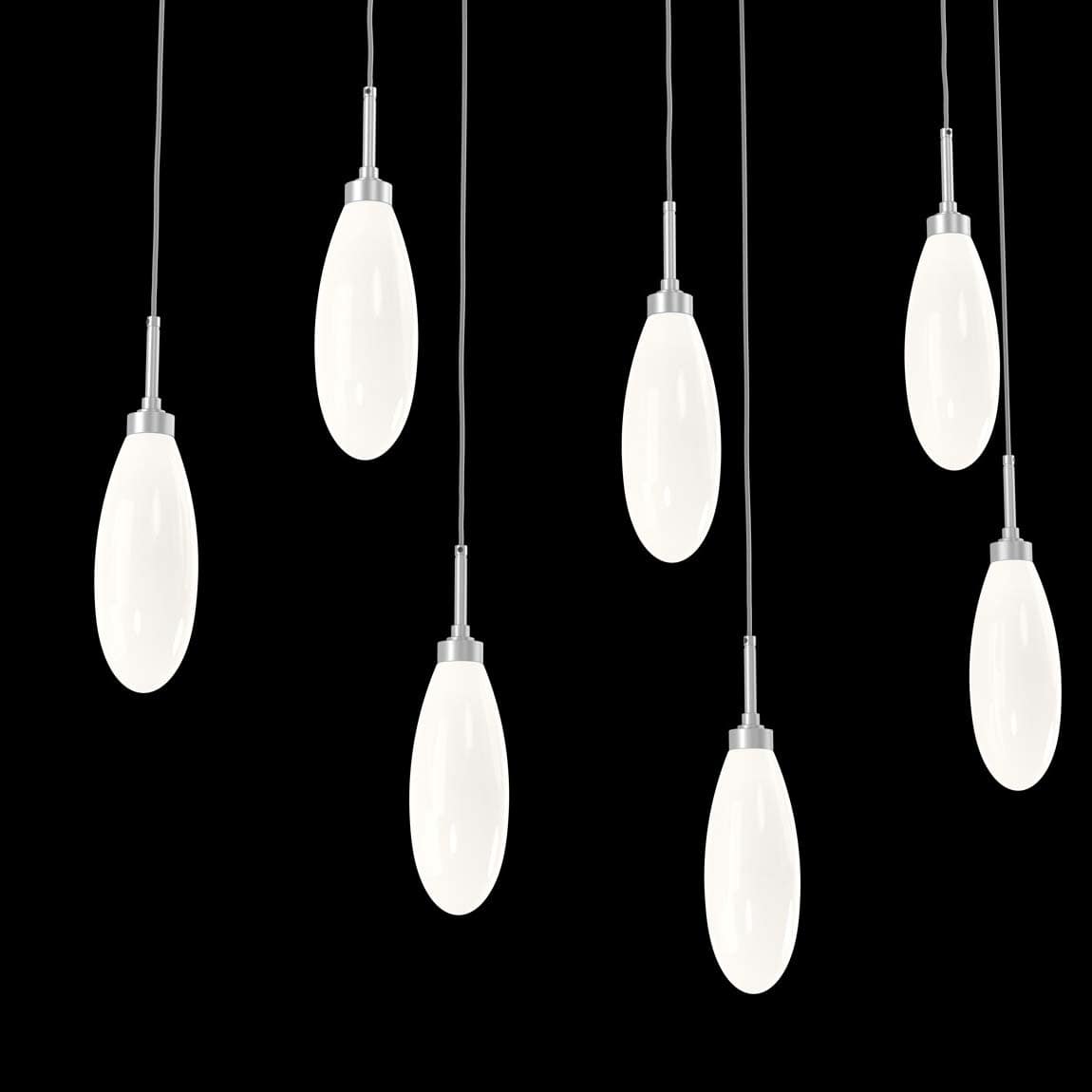 Fiori 7 Light 43" Wide LED Linear Chandelier - 3000K