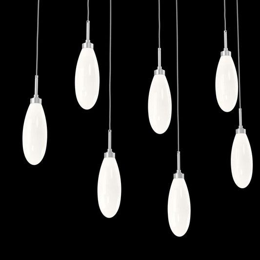 Fiori 7 Light 43" Wide LED Linear Chandelier - 3000K