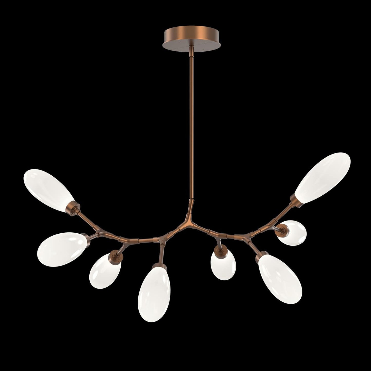 Fiori 8 Light 41" Wide LED Abstract Chandelier - 3000K