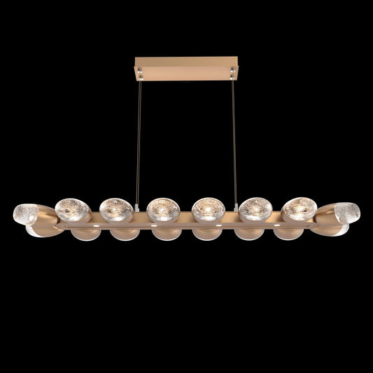 Pebble 20 Light 47" Wide LED Linear Chandelier - 3000K