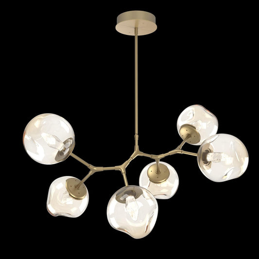 Nebula 6 Light 38" Wide LED Abstract Chandelier - 3000K