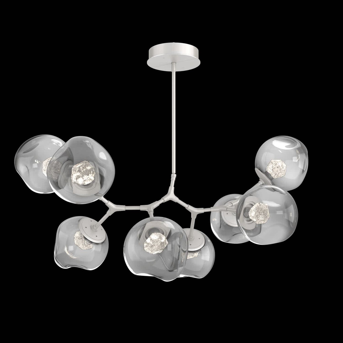 Nebula 10 Light 63" Wide LED Abstract Chandelier - 2700K