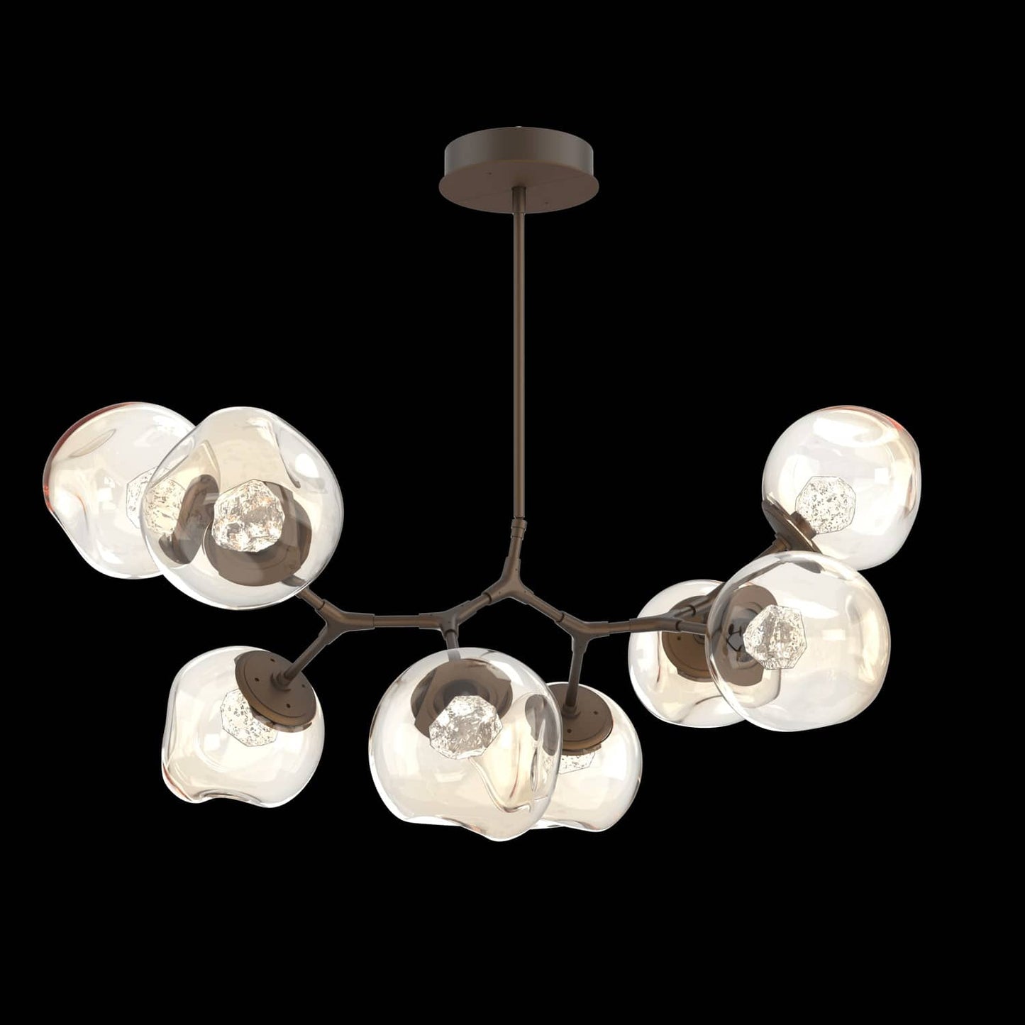 Nebula 8 Light 41" Wide LED Abstract Chandelier - 2700K