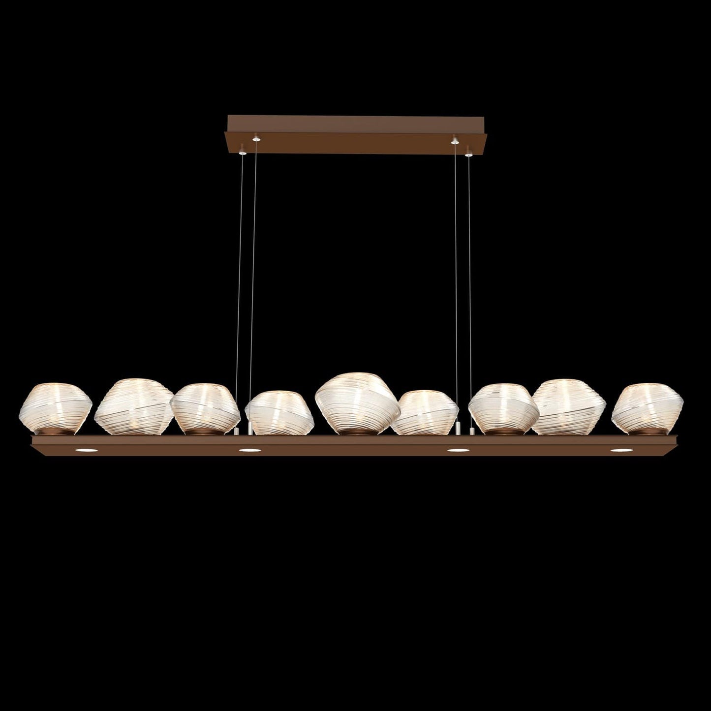 Mesa 12 Light 59" Wide LED Linear Chandelier - 2700K