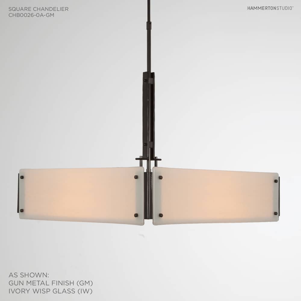 Urban Loft 24" Wide Artisan Crafted Chandelier with Hand Textured Glass