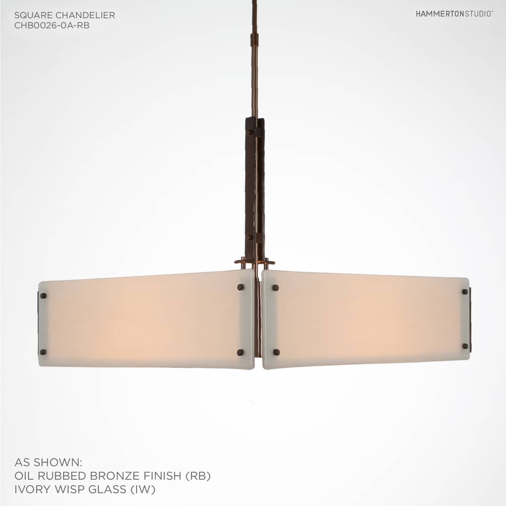 Urban Loft 24" Wide Artisan Crafted Chandelier with Hand Textured Glass