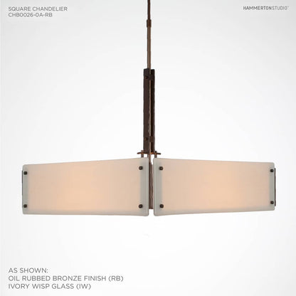 Urban Loft 24" Wide Artisan Crafted Chandelier with Hand Textured Glass