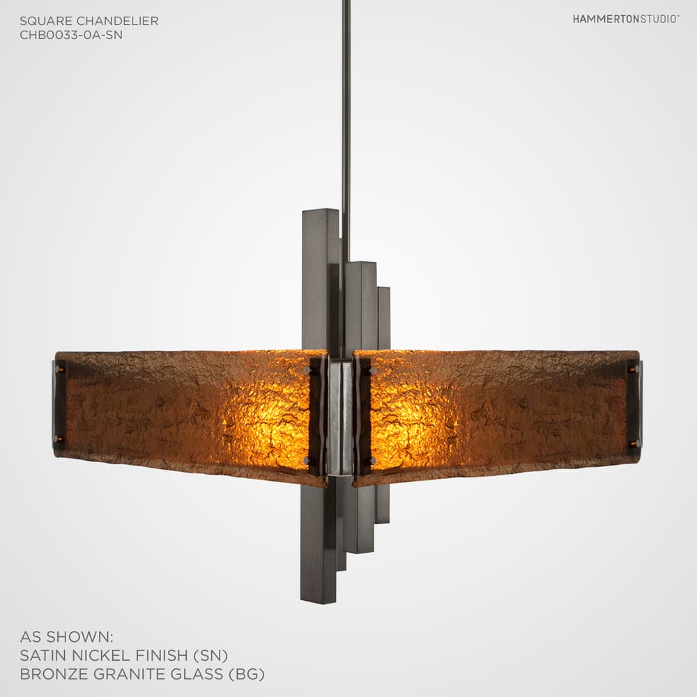 Carlyle 24" Wide Artisan Crafted Chandelier with Hand Textured Glass