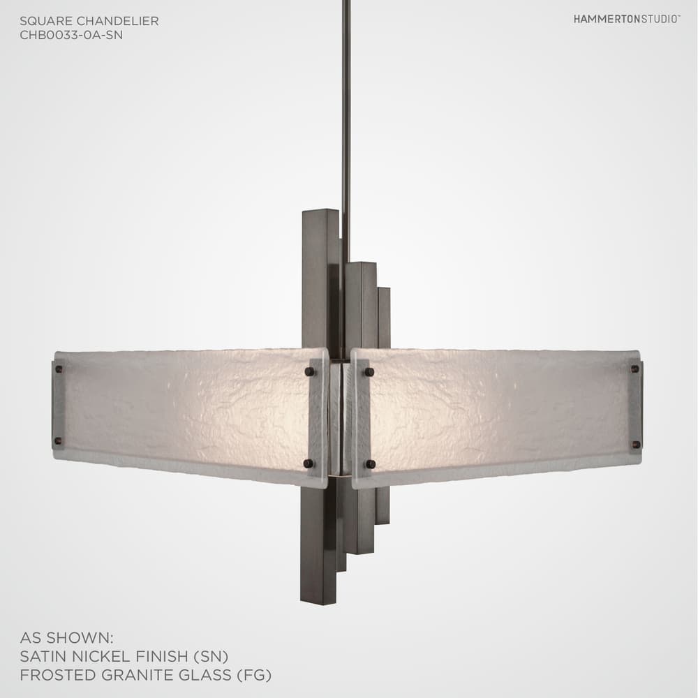 Carlyle 24" Wide Artisan Crafted Chandelier with Hand Textured Glass