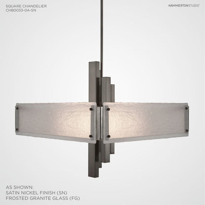 Carlyle 24" Wide Artisan Crafted Chandelier with Hand Textured Glass