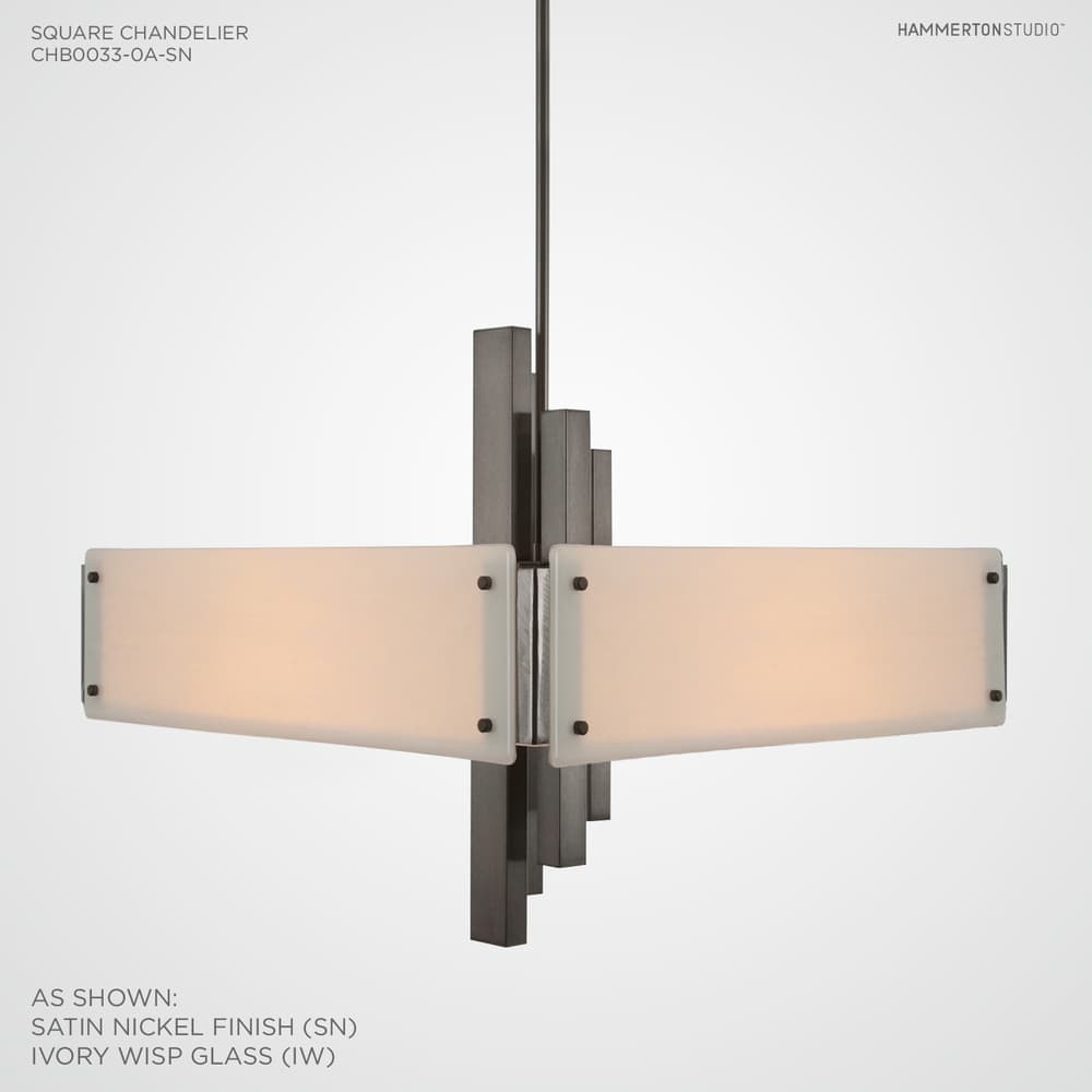 Carlyle 24" Wide Artisan Crafted Chandelier with Hand Textured Glass
