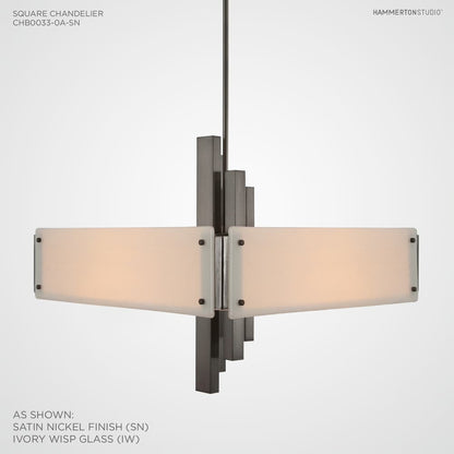 Carlyle 24" Wide Artisan Crafted Chandelier with Hand Textured Glass