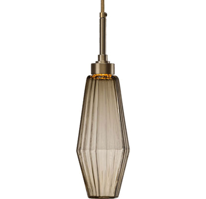 Aalto 37" Wide Artisan Crafted Geometric Optic Glass 6 Light Chandelier