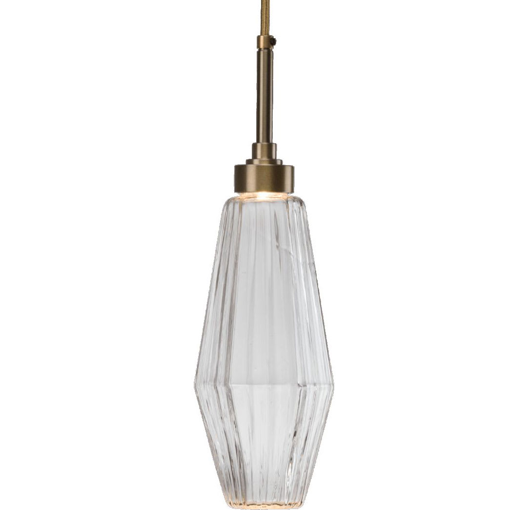 Aalto 54" Wide Artisan Crafted Geometric Optic Glass 9 Light Two Tier Chandelier