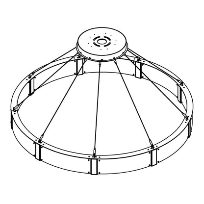 Parallel 60" Wide Artisan Crafted LED Chandelier with Hand Textured Glass