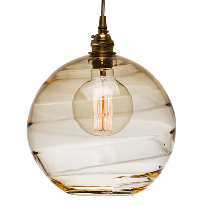 Misto 40" Wide Artisan Crafted Optic Glass 5 Light Linear Pendant