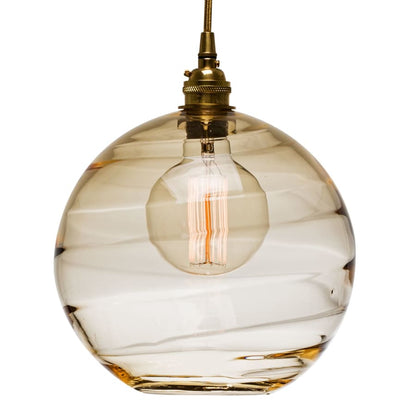 Hammerton Studio Terra 23" Wide Artisan Crafted Optic Glass 5 Light Pendant