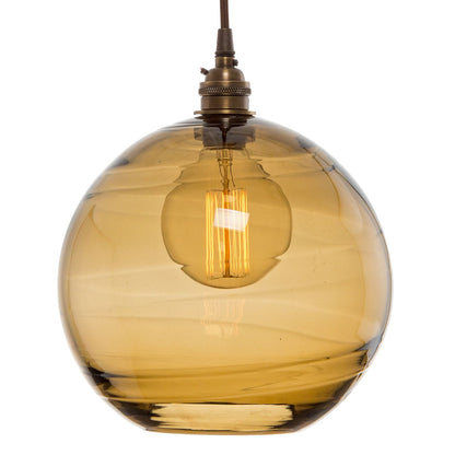 Terra 37" Wide Artisan Crafted Optic Glass 11 Light Pendant