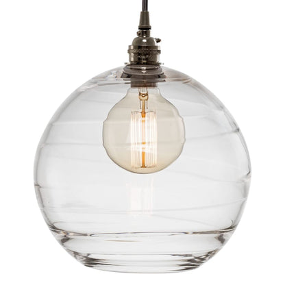 Hammerton Studio Terra 41" Wide Artisan Crafted Optic Glass 5 Light Linear Pendant