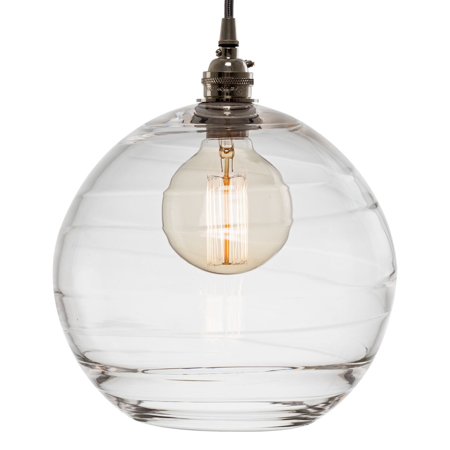 Misto 23" Wide Artisan Crafted Optic Glass 5 Light Pendant
