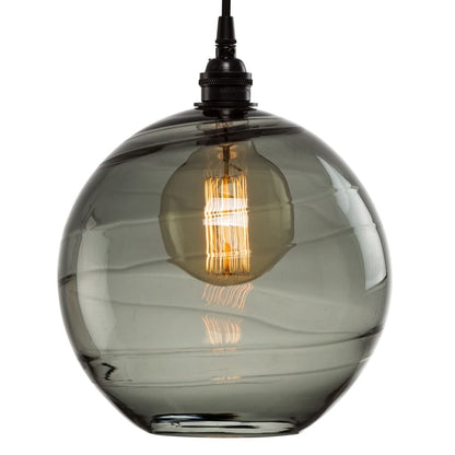 Hammerton Studio Misto 37" Wide Artisan Crafted Optic Glass 12 Light Pendant
