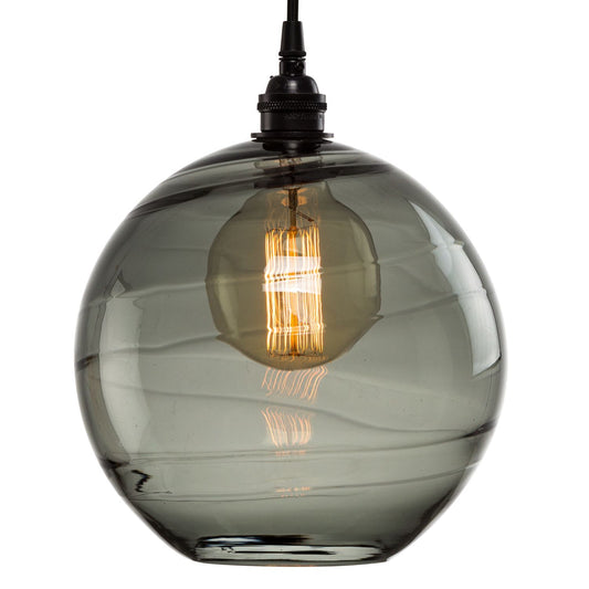 Misto 31" Wide Artisan Crafted Optic Glass 9 Light Pendant