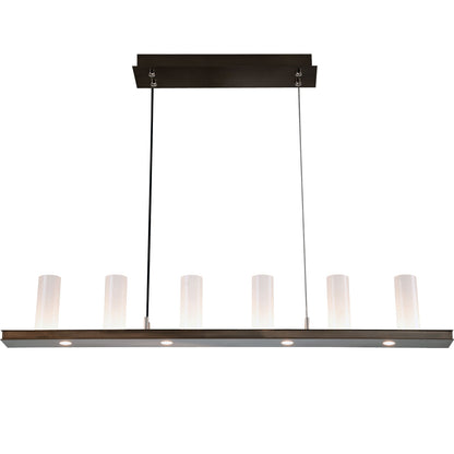 Carlyle 44" Wide Artisan Crafted 10 Light LED Linear Chandelier