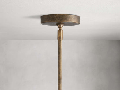 Harlow Crossframe Shaded Chandelier