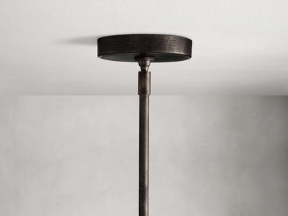 Harlow Crossframe Shaded Chandelier