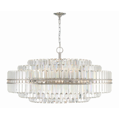 Hayes 40.5'' Polished Nickel Chandelier Silver 40.5"W x 21"H x 40.5"D