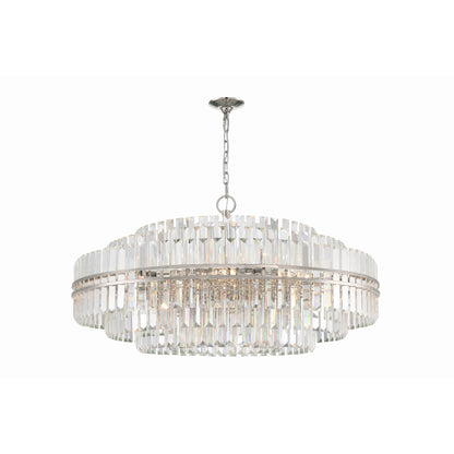 Hayes 40.5'' Polished Nickel Chandelier Silver 40.5"W x 21"H x 40.5"D