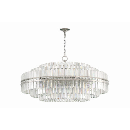 Hayes 40.5'' Polished Nickel Chandelier Silver 40.5"W x 21"H x 40.5"D
