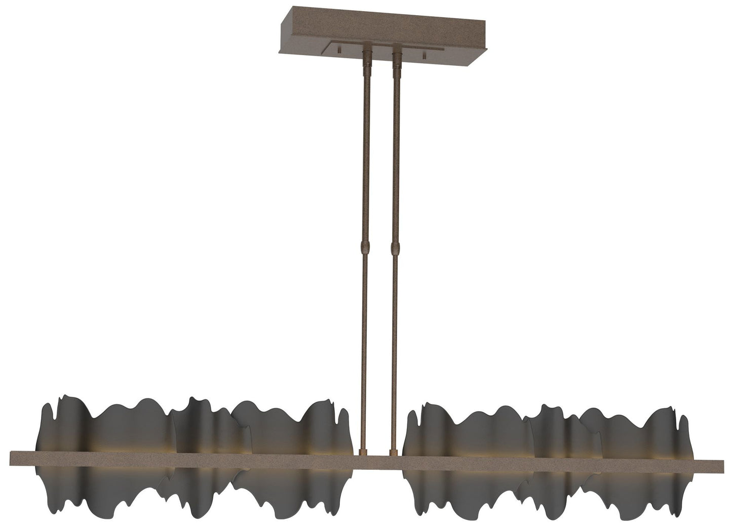 Hildene 51.9" Bronze & Black Long LED Pendant