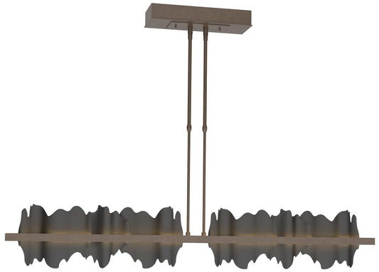Hildene 51.9" Wide Large Bronze And Black LED Pendant