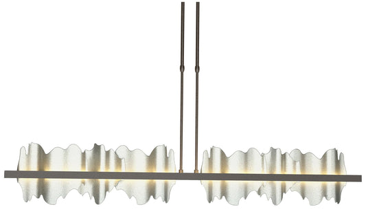 Hildene 51.9"W Accented Large Oil Rubbed Bronze Long LED Pendant