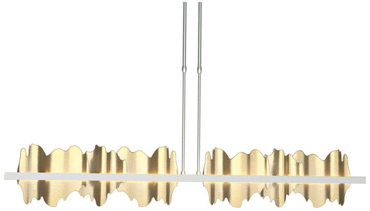 Hildene 51.9"W Modern Brass Accented Large Short Height LED Pendant