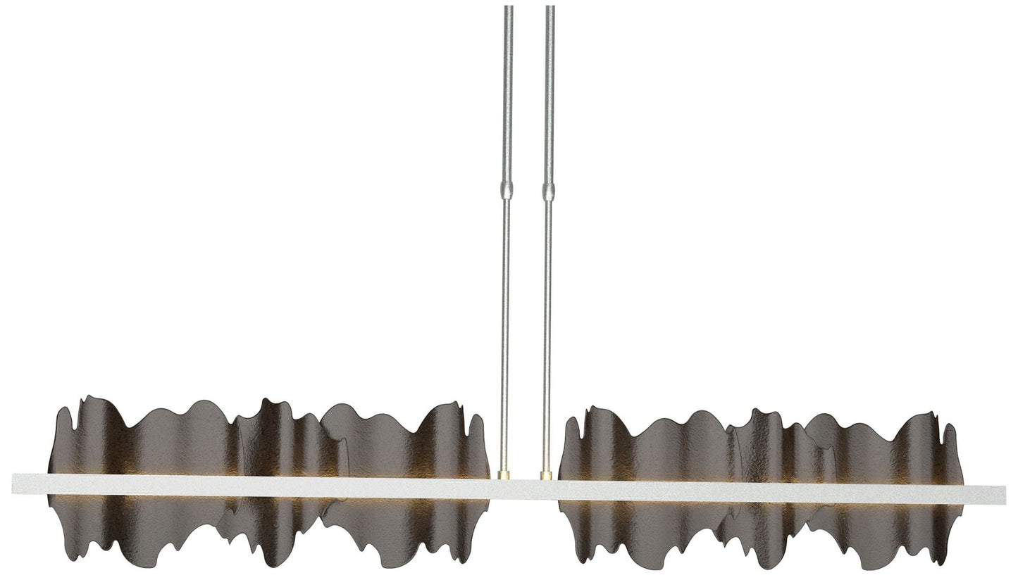 Hildene 51.9"W Oil Rubbed Bronze Accented Short Height LED Pendant