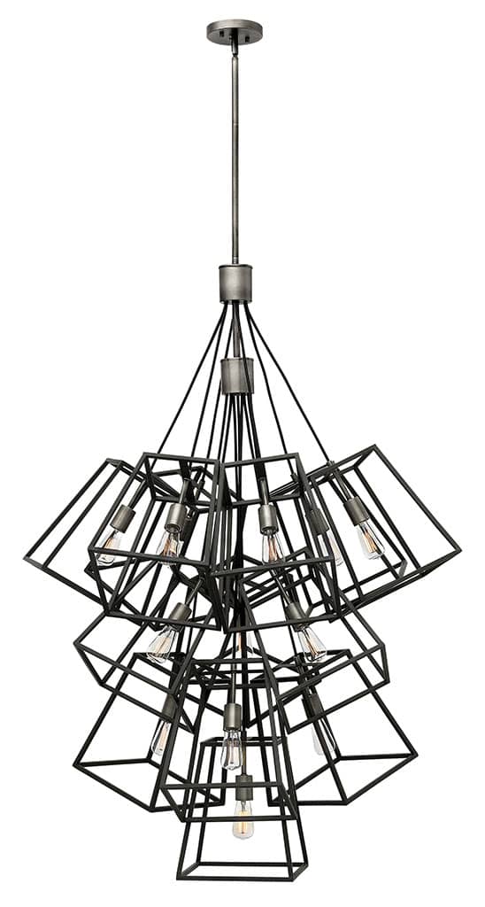 13 Light Large Multi Light Pendant from the Fulton Collection