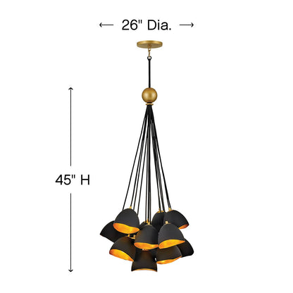 Nula 15 Light 26" Wide Multi Light Lisa McDennon Pendant