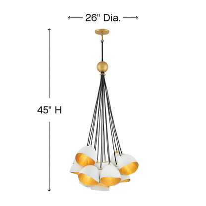 Nula 15 Light 26" Wide Multi Light Lisa McDennon Pendant