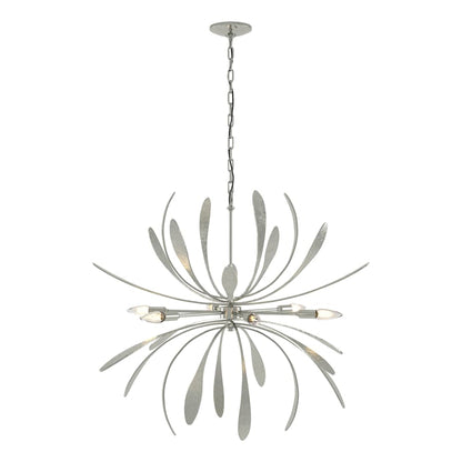 Hubbardton Forge Dahlia 6 Light 33" Wide Taper Candle Style Chandelier