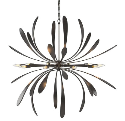 Dahlia 10 Light 49" Wide Abstract Sputnik Chandelier