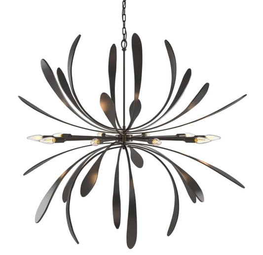 Dahlia 10 Light 49" Wide Abstract Sputnik Chandelier