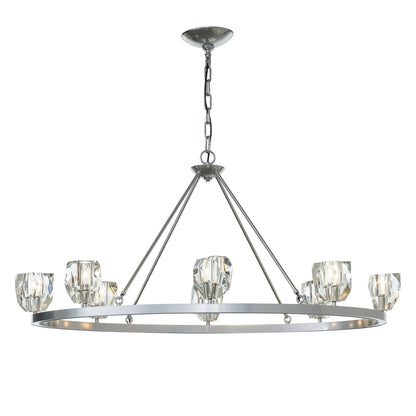 Gatsby 8 Light 45" Wide Crystal Ring Chandelier